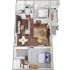 2 Bed 2 Bath Spacious Floor Plan