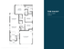 The Daisy floor plan showcases a well-designed layout with 3 bedrooms, 2 bathrooms, a spacious living room, dining area, and a functional kitchen. Includes a laundry room and a 2-car garage, totaling 1,484 sq ft.