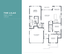 The Lilac floor plan showcasing 3 bedrooms, 2 baths, a spacious living room, dining area, and kitchen. Includes 2-car garage, back patio, and laundry room, spanning 1,761 sq ft.