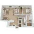2 Bed 2 bath Penthouse