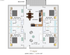 Elegant 2D floor plan named 'Cougar', featuring 4 bedrooms and 4 bathrooms, with a spacious living area, dining section, and well-equipped kitchen. Balcony access for scenic views, all within 1,376 sq ft.