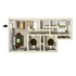 Acadia Park Apts - Three-Bedroom Floorplan