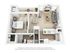 700 sq ft one bed