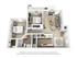 850 sq ft two bed one bath