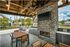 TV and Fireplace on Lanai