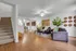 Living room with stairs