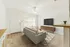 Living room with TV and couch