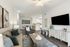Living room with modern furniture and tv