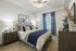 Bedroom with modern furniture