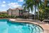 Pool and apartment buildings