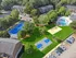 Aerial view of amenities and community