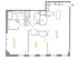 2 Bedroom Floor Plan | The Cliffs