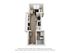 Chic 3D floor plan featuring a cozy bedroom, modern kitchen, and stylish bathroom in a compact layout with wood flooring.