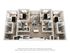 Modern 3D floor plan showcasing three spacious bedrooms, two bathrooms, and an inviting open-concept living area with a stylish kitchen.