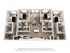 Elegant 3D floor plan showcasing three spacious bedrooms, an inviting open-concept living area, and a modern kitchen.
