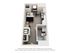 Contemporary 3D floor plan of a cozy studio apartment featuring a bedroom area, sleek kitchen, and modern bathroom with washer/dryer.