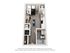 Chic studio apartment floor plan featuring a cozy bedroom, modern kitchen, stylish living area, and a luxurious bathroom.