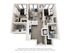 Modern 2D floor plan showcasing 2 bedrooms, elegant open-concept living area, and sleek kitchen with contemporary design.