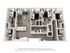 Modern 3D floor plan featuring 3 bedrooms, open living area, and sleek kitchen design, perfect for contemporary living.