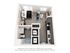 Modern 3D floor plan showcasing a cozy one-bedroom apartment with an open living area, sleek kitchen, and a bathroom, featuring contemporary design.