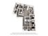 Modern 3D floor plan showcasing 5 bedrooms, an open-concept living room with stylish kitchen, and bathrooms with sleek design.
