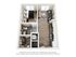 Charming 1-bedroom apartment floor plan showcasing open-concept living and dining area, modern kitchen, and convenient in-unit laundry.
