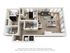 Contemporary 3D apartment floor plan showcasing 2 cozy bedrooms, a modern kitchen with an island, sleek living area, and two bathrooms for comfortable living.
