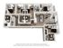 Modern 3D floor plan showcasing a spacious five-bedroom apartment with two bathrooms, an open-concept kitchen, and a stylish living area.