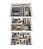 Modern 3D floor plan featuring three spacious bedrooms, a stylish living room, a contemporary kitchen, and a two-car garage. Includes a game room and sleek interiors for a comfortable lifestyle.