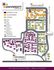 Detailed map of University River Village showcasing three distinct areas: University Village, College Gardens, and The Marq. Features amenities like a pool, basketball court, and spacious parking areas, with easy access to pedestrian and driveway gates.