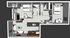 The Scholastic two bedroom two bathroom floorplan
