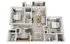 2 Bed 2 Bath 1118 sq ft