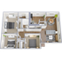 3x2 1350 sq ft
