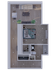 Modern floor plan displaying a cozy bedroom, stylish bathroom, and inviting living area with sleek wooden flooring and contemporary furniture.