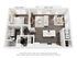 Modern 3D floor plan featuring a cozy bedroom, spacious living area with natural light, stylish kitchen with island, and elegant dining space.