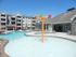 Pool splash-pad area