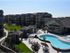 Birds-eye view of pool area