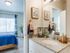 Master bathroom vanity and mirror