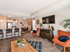 Open concept living, kitchen, and dining area