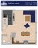 Modern 2D floor plan of Cadillac Ranch, featuring a cozy living area, dining space, and efficient kitchen layout, perfect for contemporary living.