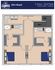 Modern 2-story floor plan of The Lights Echo Building, featuring 3 bedrooms, 3 bathrooms, and detailed layout on the 2nd floor with 1,826 sq ft of elegant living space.