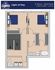 Charming floor plan of 'Light of Day' in Echo Building showcasing 2 bedrooms, 1.5 baths, ideal layout on the 2nd floor, spanning 1,242 sq ft.