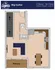 Charming 2-story floor plan of The Lights Epic Building featuring 2 bedrooms, 1.5 baths, open living area, and inviting balcony, totaling 1,025 square feet.