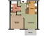1 Bedroom Floor Plan