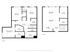 Elegant multi-level floor plan featuring 3 spacious bedrooms, a cozy living room, versatile office space, and a stylish open-concept kitchen and dining area.