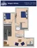 Wagon Wheel floor plan showcasing a stylish 2 bedroom, 1.5 bathroom layout. Features include spacious living area and convenient layout on the 1st floor, totaling 1,411 sq ft.