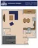 Dixieland Delight first floor plan showcasing a spacious 2-story layout with 3 bedrooms, 2.5 baths, an open living area, and a balcony, totaling 1,794 square feet in The Lights Echo Building.