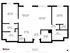 Spacious floor plan featuring 2 bedrooms, an expansive living room, dining room, and a modern kitchen, complete with pantry and laundry area.
