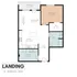 The Landing by CRG - 1 Bedroom Floor Plan - B