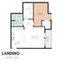 The Landing by CRG - 1 Bedroom Floorplan - D